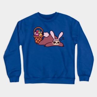 Easter Bunny Sloth Crewneck Sweatshirt